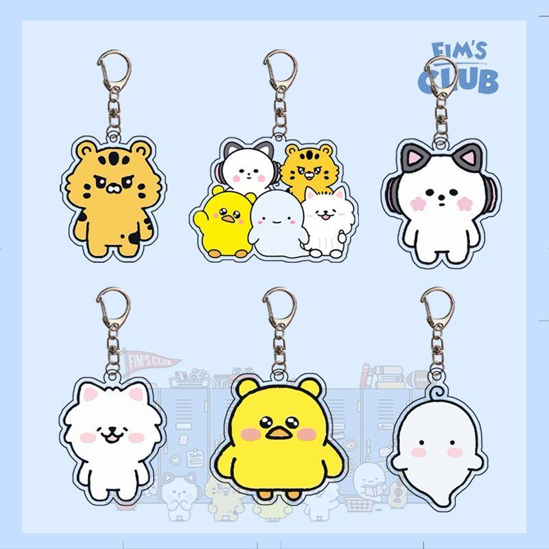 Japanese Fan - Handmade Pop-up Acrylic Keychain Charm LESSERAFIM