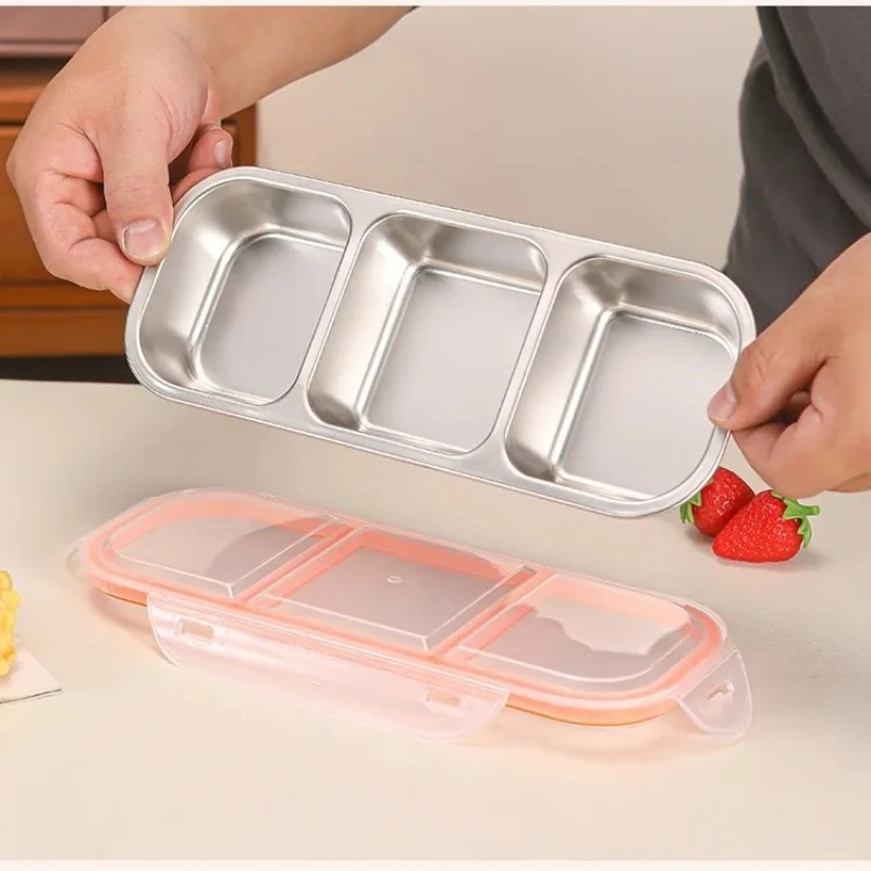 304 steel fresh-keeping box, b - đánh giá và giá Bento Box