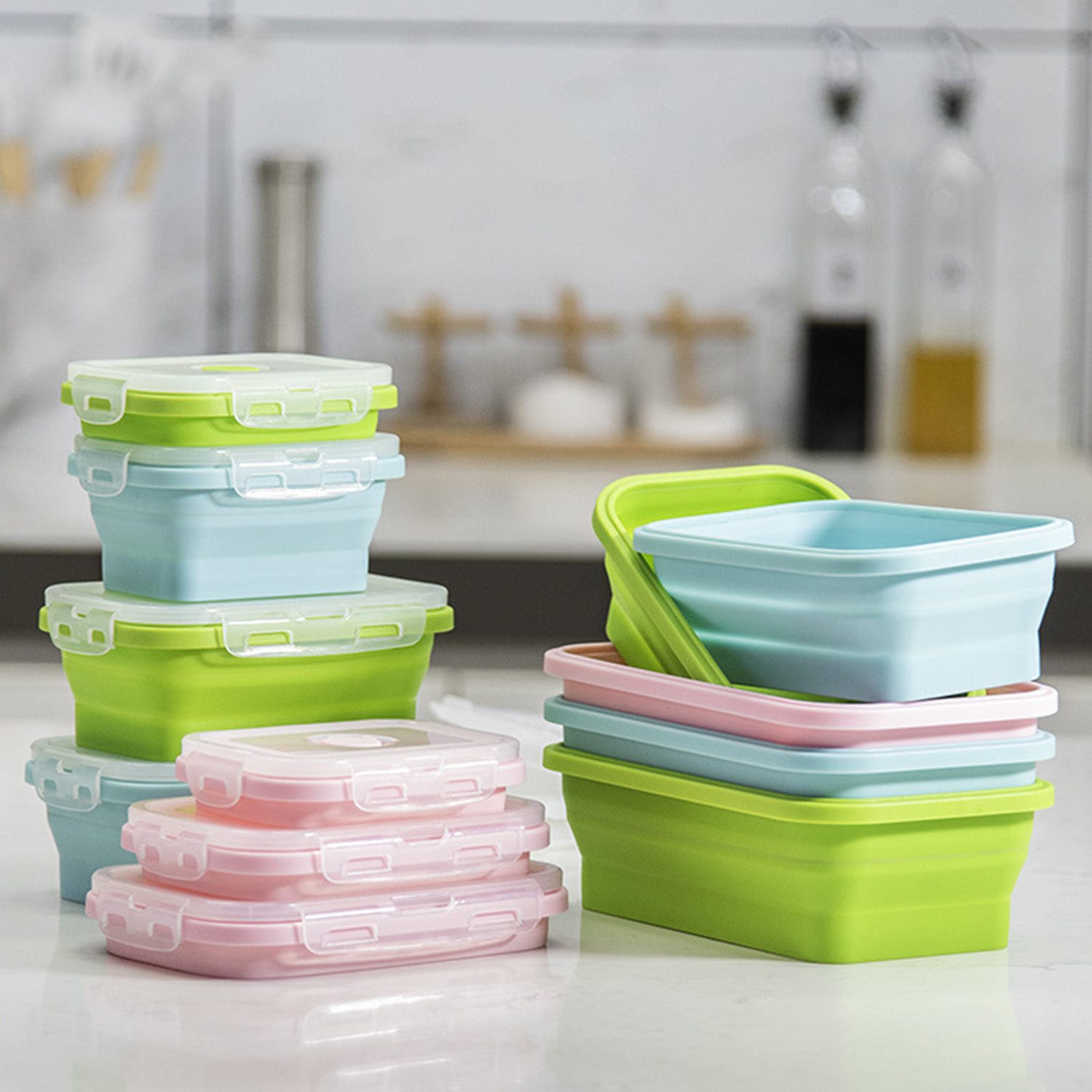 Silicone Lunch Box Food Grade  - đánh giá và giá Bento Box