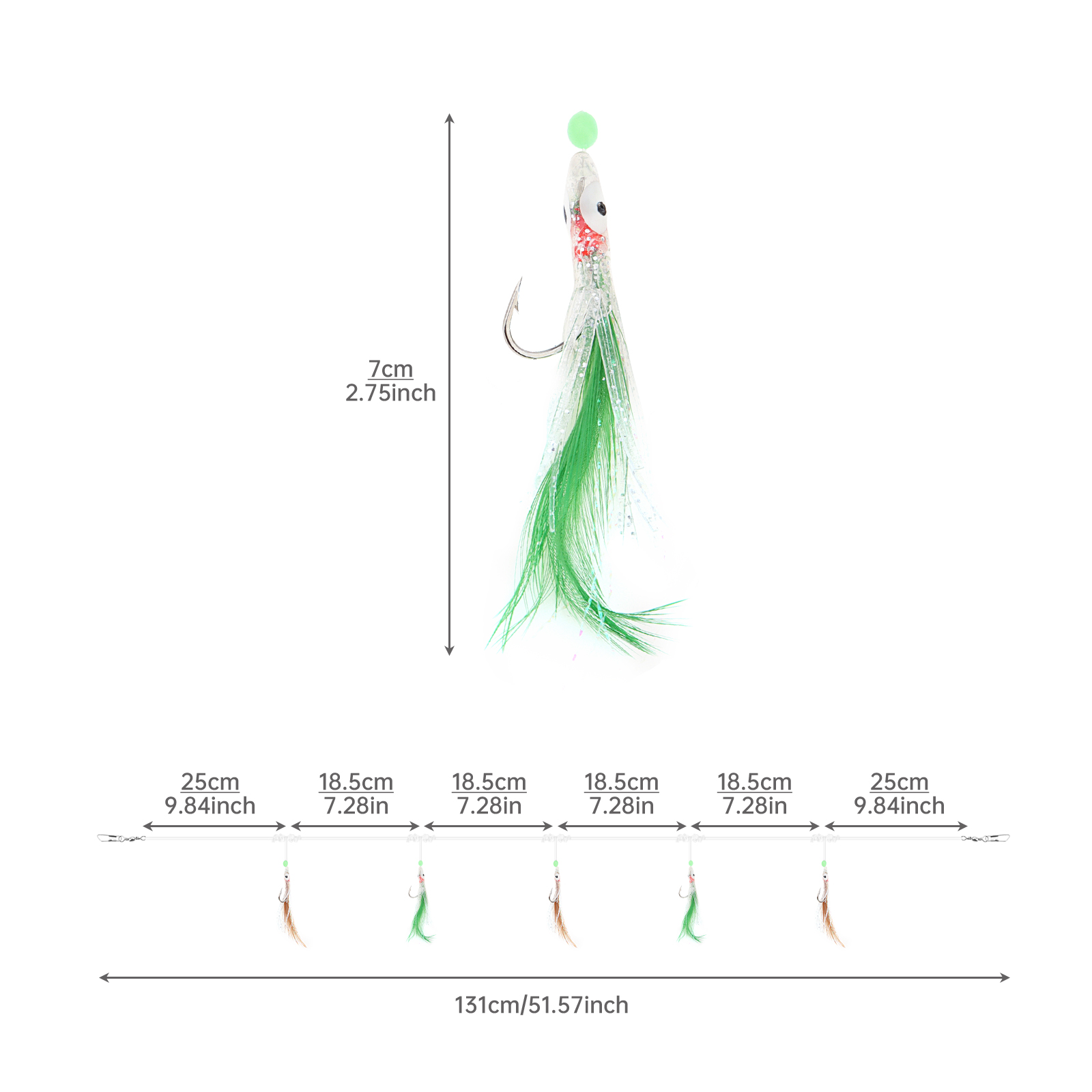 Sabiki Soft Fishing Lure Hooks - đánh giá và giá Furoshiki