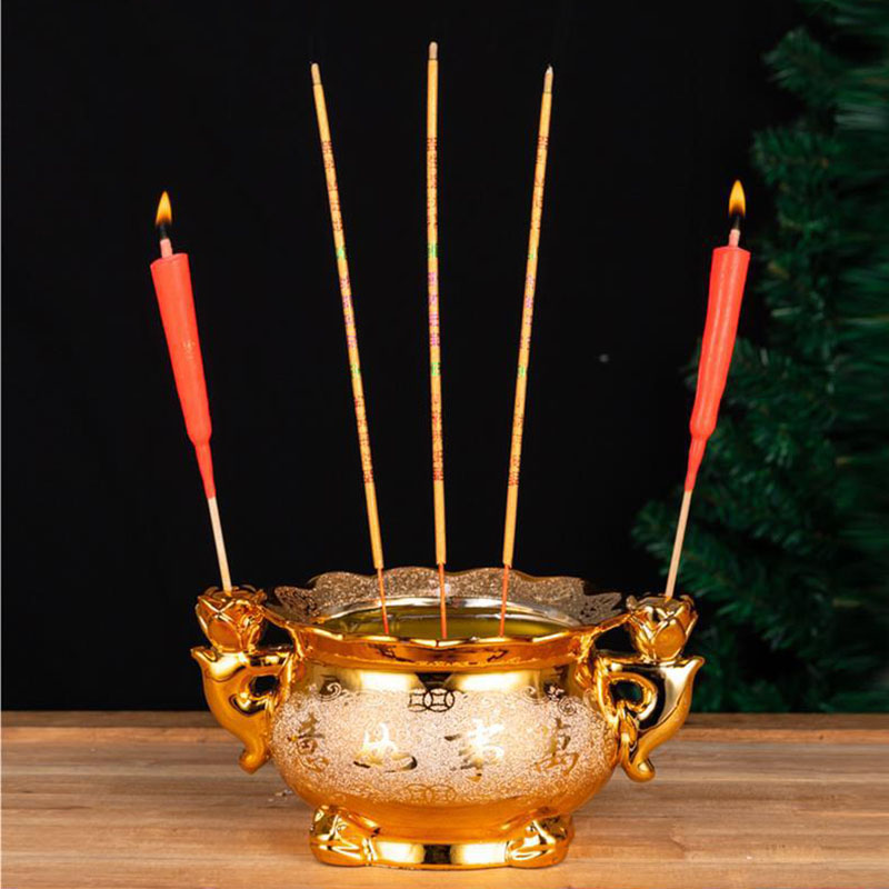Golden Ceramic Incense Burner  - đánh giá và giá Incense Holder